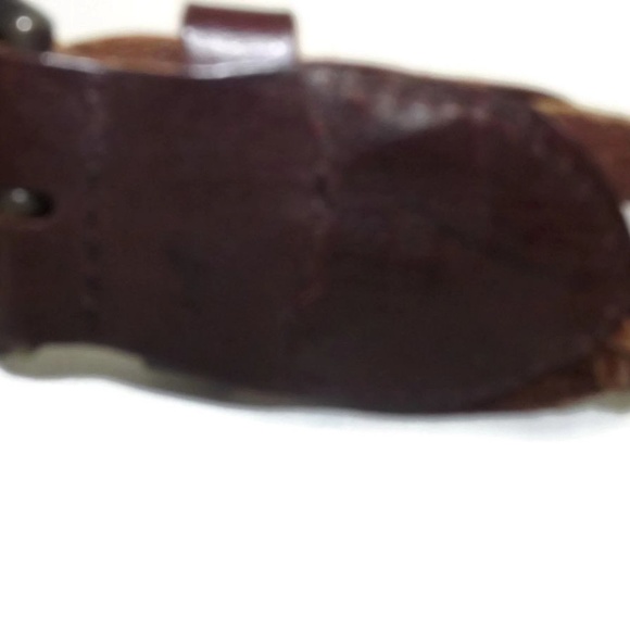 HOLLISTER Womens Mens DistressedTan Brown  Belt XS - Picture 7 of 8